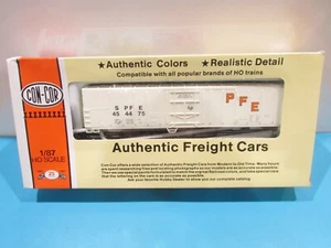Ho Scale Con-Cor 01-009804-4 57' Mechanical Reefer PFE White Car Lot#1503 - Bild 1 von 5