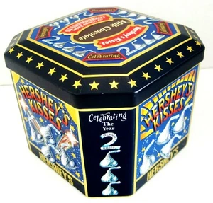 2000 Hershey's Kisses Ltd Ed Commemorative #4 in Millennium Series Tin Empty - Picture 1 of 3