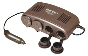 Stoßstange 4-fach 12V Auto Steckdose Adapter 10A - Bild 1 von 2