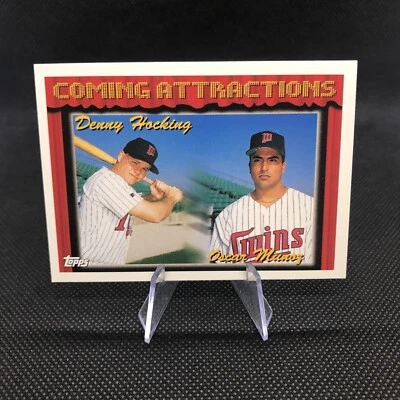 1994 Topps Denny Hocking/Oscar Munoz RC Minnesota Twins #771 - Image 1 of 2