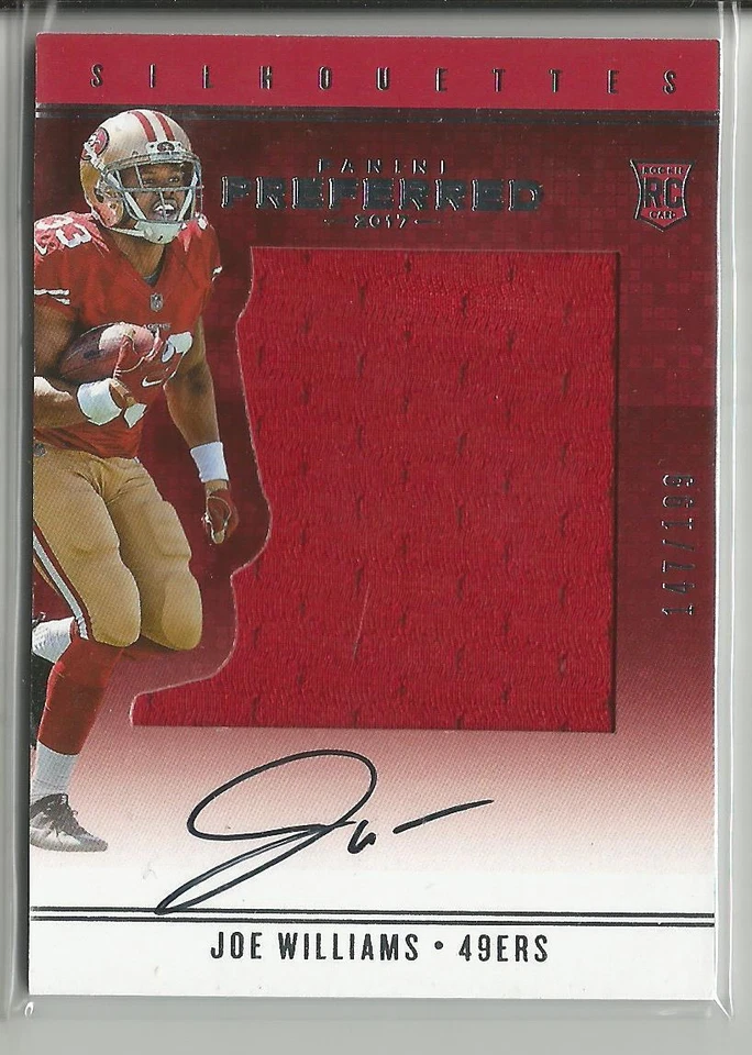2017 Panini Preferred Silhouettes Joe Williams Autograph Jersey #ed 147 / 199 - Image 1 of 1