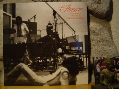 VANGELIS PAPATHANASSIOU Amore LP/1973 France/Henry Chapier/Unreleased Soundtrack - Image 1 of 2