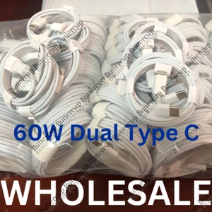 60W Type C to Type C Fast Charger USB-C Cord PD Cable Lot For Samsung iPhone 15 - Picture 1 of 14
