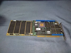 *rare* Matrox PG-1281 ISA 16Bit EGA Retro Vintage 1,5Mb 9-Pin Dsub CAD Card BIGA - Photo 1/14