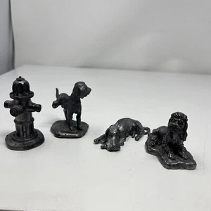 Lot Of 4 Michael Ricker Dog Fire Hydrant Lying Hound dog - Picture 1 of 14