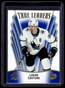2021-22 SP Authentic True Leaders Blue Logan Couture #TL-23 San Jose Sharks - Picture 1 of 2