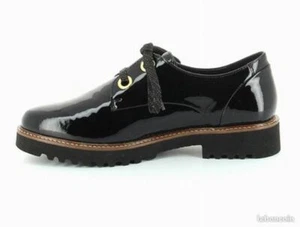 MEPHISTO SANCHA PATENT LEATHER LACE UP SIZE: 10 - Picture 1 of 6