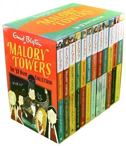 Malory Towers 12 Book Collection Set By Enid Blyton - Ages 9-14 - Paperback - Picture 1 of 3