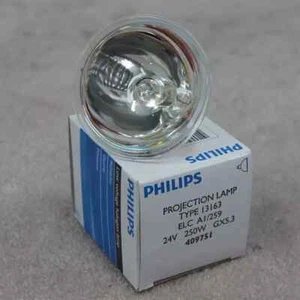 1PCS NEW Philips Projector bulb 13163 ELC 24V250WGX5.3 Halogen lamp 409751 - Picture 1 of 1