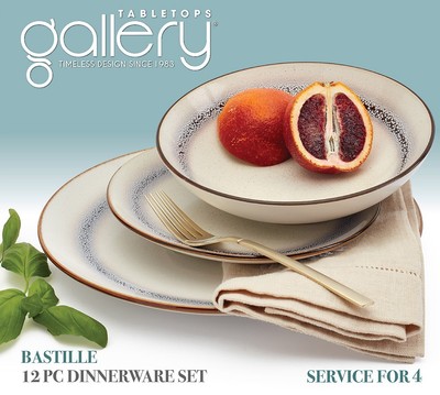Tabletops Gallery 12pc Bastille Reactive Dinn...