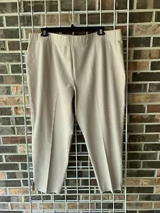 eileen fisher 3x Cropped Summer Pants Tan Beige Nwot Casual Women’s  - Picture 1 of 4
