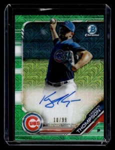 2019 Bowman Mega Keegan Thompson Green Autograph #BMA-KT - Picture 1 of 2