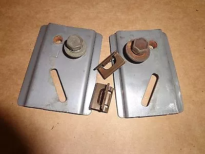 Toyota Supra 1989-92 Front Licenses Plate Mounting Brackets / Hardware OEM  - Image 1 of 4