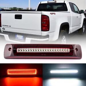 Red LED Strobe 3rd Brake Light for 2015-22 Chevy Colorado GMC Canyon White Lamp