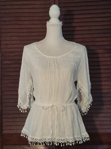 Blusa blanca para mujer Avec talla M - Imagen 1 de 6