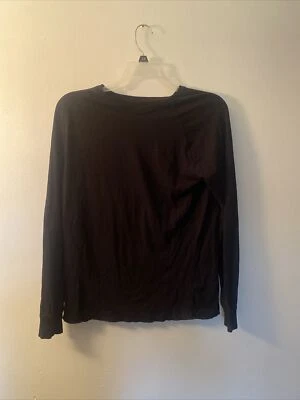 Camisa 21 Hombre Manga Larga Negra Talla Grande Foto 1 de 3