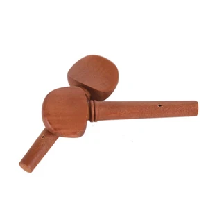 4/4 Size Jujube Wood Violin Fiddle Tuning Pegs Endpin Set Replacement ES`hg - Picture 1 of 9