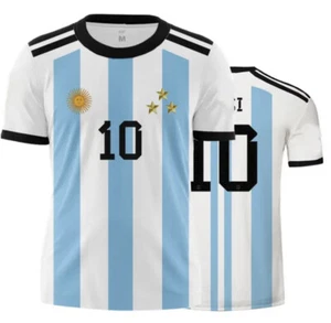 Summer Kids Boys Adults Sports Messi Argentina Fans T-shirt Tops 3D Print NEW - Picture 1 of 3