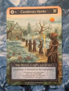 Sorcery : Contested Realm (Beta) Elite CANDLEMAS MONKS NM - Foto 1 di 2