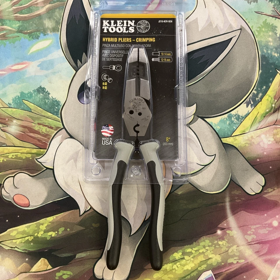 Alicates híbridos KLEIN TOOLS - Crimpado 8’’ # J215-8CR-SEN Foto 1 de 1