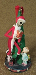 2008 Disney Store Nightmare Before Christmas Lighted Tree Ornament Jack - Picture 1 of 6