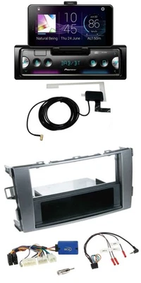 Pioneer DAB Bluetooth Lenkrad USB Autoradio für Toyota Auris 2011-2012 anthrazit - Bild 1 von 4
