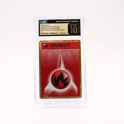 Fire Energy - CGC 10 Japanese TCG Classic Energy - PRISTINE - Image 1 of 2