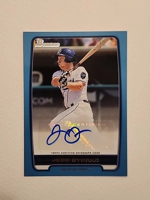 2012 Bowman - Retail Prospect Autographs Jedd Gyorko #BPA-JG Blue /500 (AU, RC) - Image 1 of 2