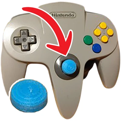 Nintendo 64 N64 Controller Thumbstick Cap Replacement Grip Joystick Cover Part - Image 1 of 4