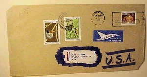 RHODESIEN GEMISCHT BOTSWANA WEITERGELEITET 1979 GEBUNDENE BRIEFMARKEN BEIDER LÄNDER, RUND - Bild 1 von 1