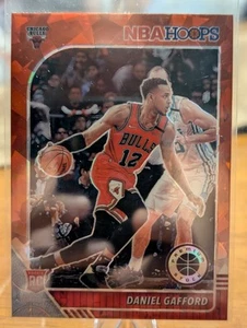 2019-20 NBA Hoops DANIEL GAFFORD ROOKIE RED CRACKED ICE #243  - Picture 1 of 2