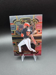 2024 Panini Select - Concourse James Wood #90 Silver Prizm (RC) - Picture 1 of 2