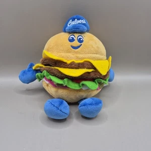 Culvers HAMBURGUESA DE LUJO Peluche Promocional 40 Cumpleaños Edición Limitada - Imagen 1 de 6