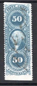 USA 1862-1871 SC #R54B 50c Conveyance Revenue gebraucht, Ng - Bild 1 von 2