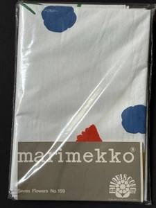 Rare NEW Vintage *MARIMEKKO Seven Flowers VINYL TABLECLOTH Floral 52x70 Retro - Picture 1 of 9