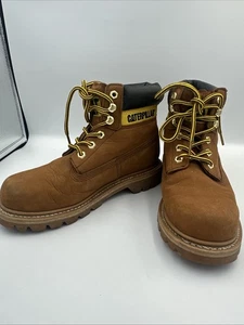 Caterpillar hellbraune Herrenstiefel Größe 4 - guter Zustand - kostenloser Versand - - Bild 1 von 8