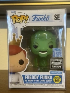 FUNDAYS FREDDY FUNKO AS NIGHT OF THE LIVING DUMMY GITD GLOW LE 500 DAMAGED BOX - Picture 1 of 8