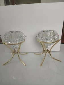 Vintage PartyLite Glas Diamond Votivkerzenhalter - Bild 1 von 6