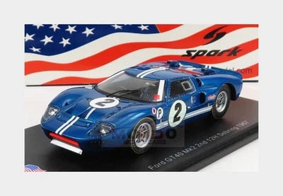 1:43 SPARK Ford Usa Gt40 Mkiv 7.0L V8 #2 2Nd 12H Sebring 1967 Foyt Ruby US259 - Immagine 1 di 2