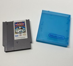 1991 Monopoly Nintendo NES Game Cartridge & Case Tested Working Great Condition