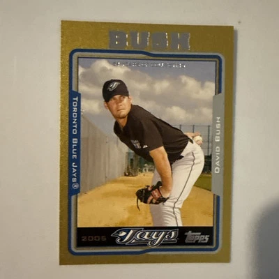 2005 Topps Gold David Bush /2005 #522 Tampa Bay Rays - Image 1 of 4