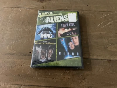 The Thing, They Live, Village of the Damned, Virus NEW - 4 Films (DVD, 2014) New - Image 1 of 2