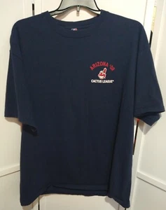 T-shirt vintage MLB Cleveland Indians 2009 Spring Training adulto XXL Arizona - Foto 1 di 6