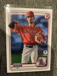 2020 Bowman Draft 1st Edition BD169 Jeremiah Jackson Los Angeles Angels