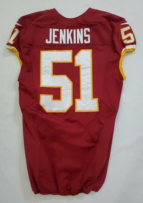 #51 Brandon Jenkins of Washington Redskins NFL Game-Issued & Worn Jersey - 41684 - Image 1 of 4