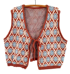 Ladies CIDER Brown Knit Top Size 2XL (24) - Picture 1 of 2