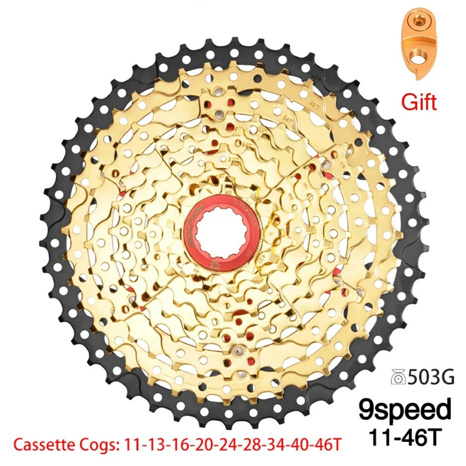MTB Bicycle Freewheel 9 10 11Speed 40 42 46 50T Flywheel Mountain Bike Cassette - Image 1 of 4