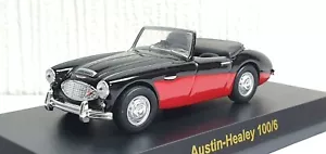 1/64 Kyosho AUSTIN HEALEY 100/6 RED/BLACK diecast car model - Picture 1 of 3