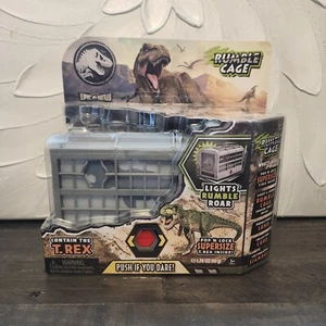 NIP Jurassic World Captivz Epic Battles T-Rex Rumble Cage with Lights and Sounds - Picture 1 of 4