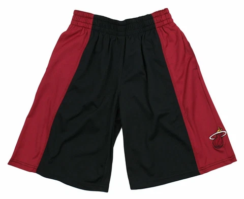 Zipway NBA Big Men's Miami Heat Malone Basketball Shorts, Black Cover